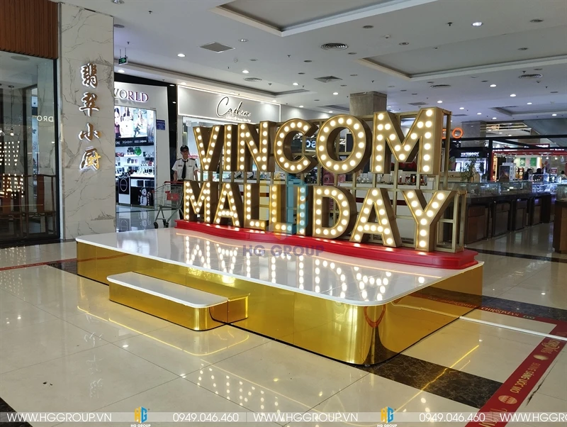 Thiết kế Thi Công Booth chụp hình VINCOM MALLIDAY Cần Thơ