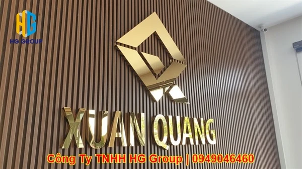 Làm Vách Logo Check In Ốp Tấm Lam Sóng Quầy Thu Ngân Cần Thơ Giá Xưởng Sang Đẹp
