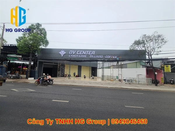 Thi Công Bảng Hiệu DV Center Cyber Game Billiards Tại Cần Thơ