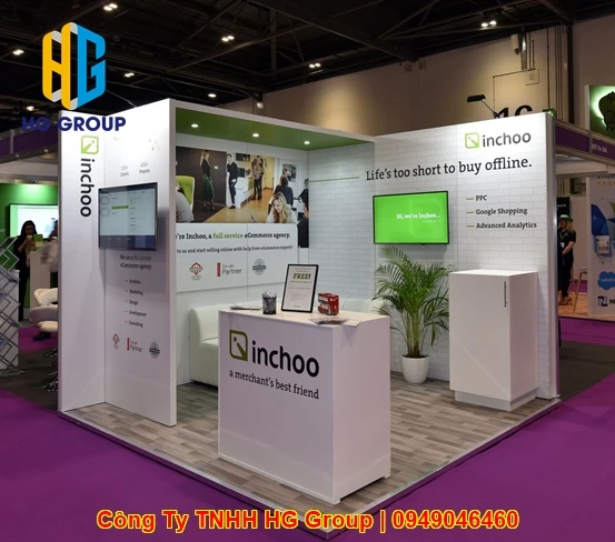 Thi Công Booth Sự Kiện Tại CB Diamond Palace Cần Thơ Trọn Gói Uy Tín