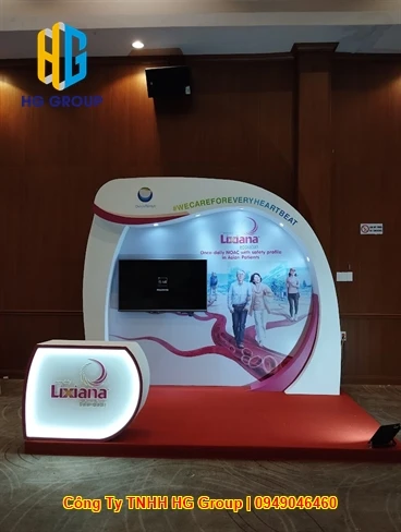 Thi Công Gian Hàng Triển Lãm Booth Sự Kiện Lixiana Tại Cần Thơ