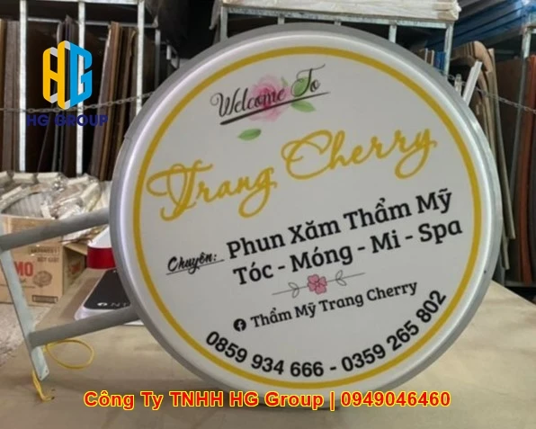 Xưởng Làm Biển Hộp Đèn Mica Hút Nổi 3D Tại Phường An Bình Cần Thơ