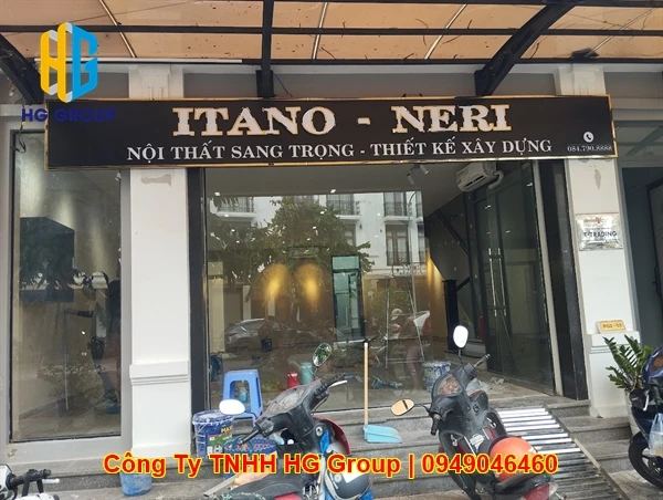Thi Công Bảng Hiệu Showroom Nội Thất Itano Neri Tại Cần Thơ