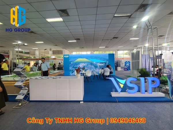 Thi Công Gian Hàng Triển Lãm Booth Hội Chợ VSIP Tại Cần Thơ