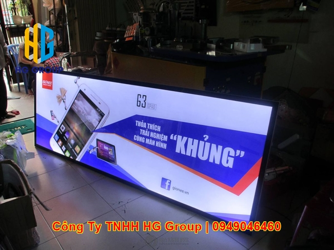Dịch Vụ Thi Công Hộp Đèn Bạt Không Gân In UV Trọn Gói Giá Gốc Tại Xưởng Cần Thơ