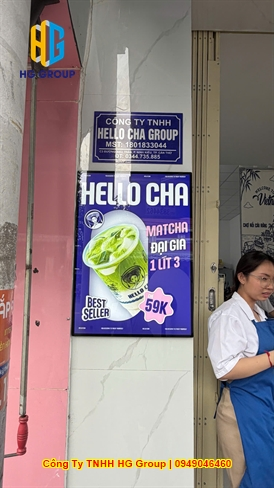 Thi Công Tranh Điện Trà Sữa HELLO CHA Tại Cần Thơ