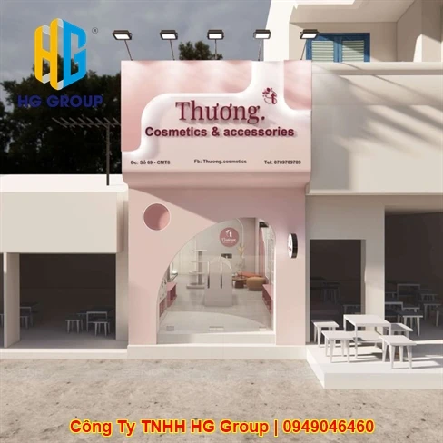 Thi Công Shop Mỹ Phẩm Cần Thơ Trọn Gói Giá Xưởng Kệ Đẹp Lung Linh