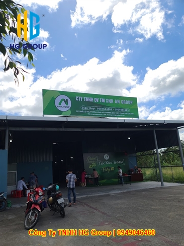 Thi Công Pano & Bảng Hiệu An Group Nông Sản Tại Cần Thơ