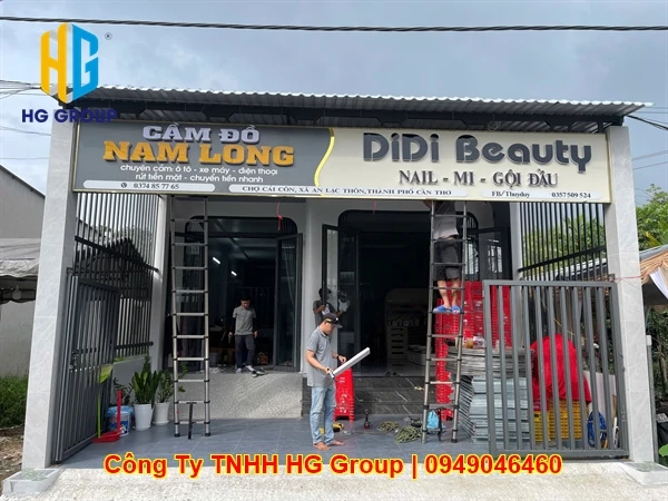 Thi Công Bảng Hiệu & Nội Thất DiDi Beauty Tại Cần Thơ