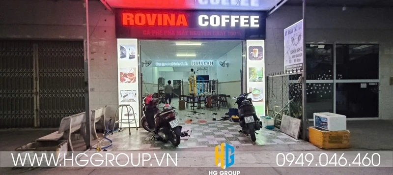 Làm Biển Hộp Đèn Menu Quán Cafe Đẹp, Sắc Nét Tại Cần Thơ