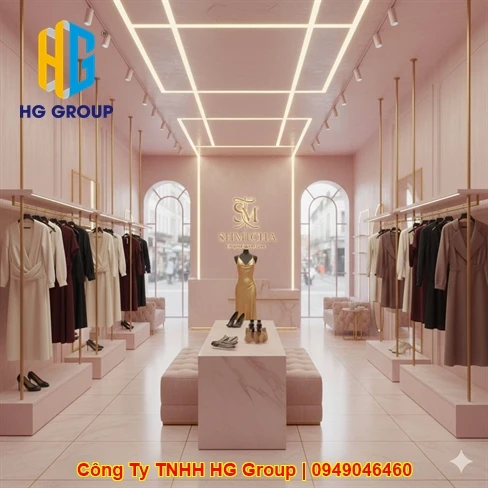 Thi Công Shop Quần Áo Cần Thơ Trọn Gói Giá Xưởng Đẹp Hút Khách