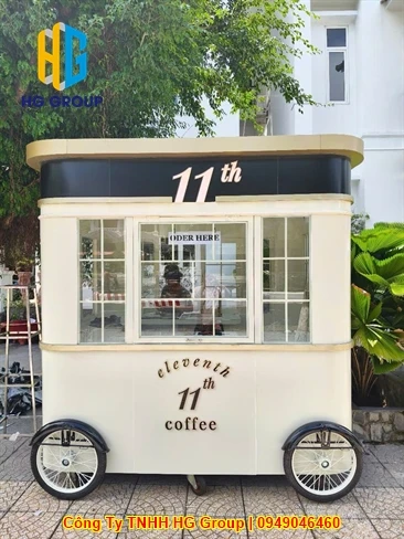 Đóng Quầy Bán Hàng Lưu Động Xe Đẩy Bán Hàng Giá Xưởng Cần Thơ