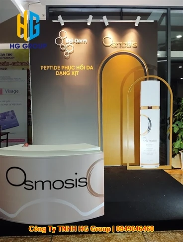 Thi Công Gian Hàng Triển Lãm Booth Sự Kiện Osmosis Tại Cần Thơ