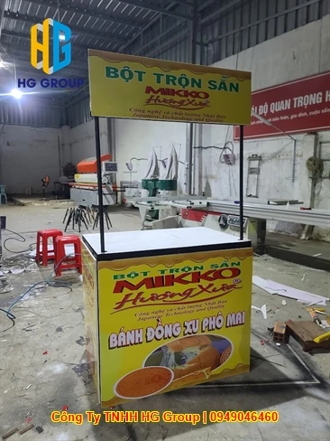 Gia Công Booth Bán Hàng Di Động Mikko Hương Xưa Tại Cần Thơ