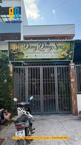 Thi Công Bảng Hiệu Đông Đông Spa Tại Cần Thơ