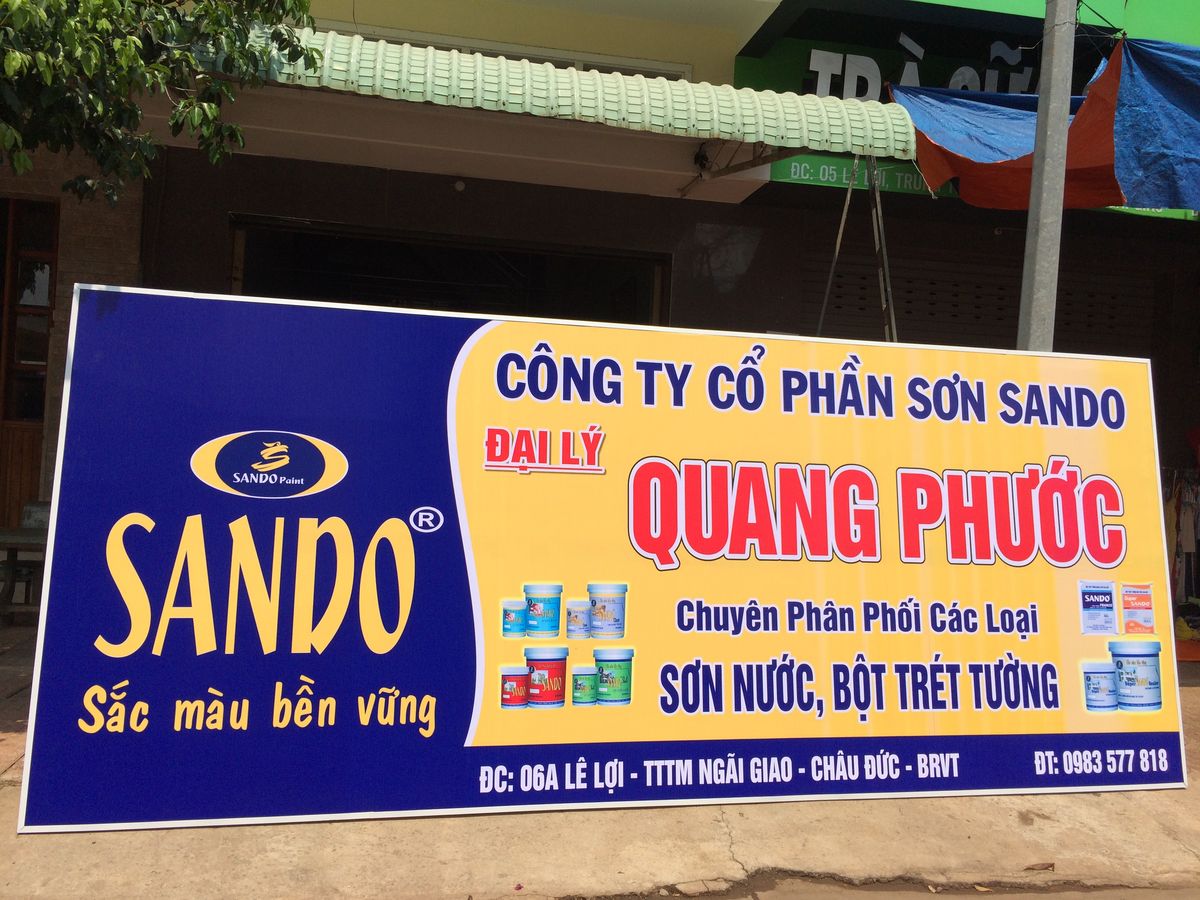 Thi Công Bảng Hiệu Phường Trung Kiên Thốt Nốt Cần Thơ