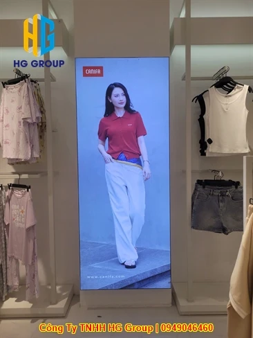 Dự Án Thi Công Tranh Điện Hộp Đèn Siêu Mỏng Cửa Hàng CANIFA Cần Thơ